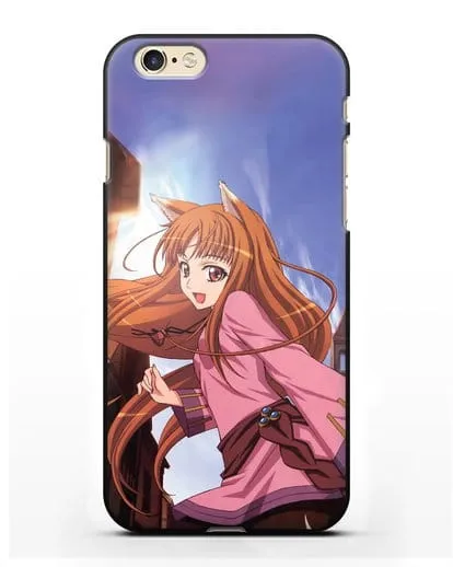 Чехол аниме Волчица и пряности - Волчица в городе силиконовый для iPhone 6