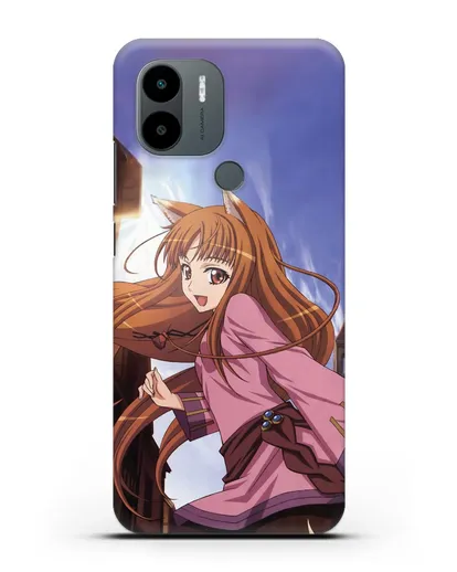 Чехол аниме Волчица и пряности - Волчица в городе силиконовый для Xiaomi Poco C51