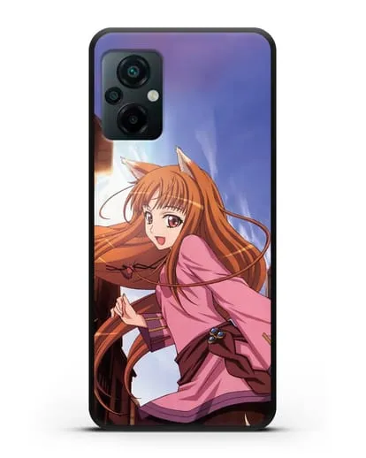 Чехол аниме Волчица и пряности - Волчица в городе силиконовый для Xiaomi Poco M5