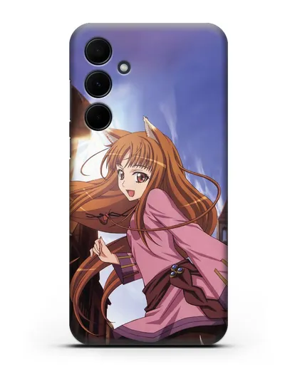 Чехол аниме Волчица и пряности - Волчица в городе силиконовый для Samsung Galaxy A55 [SM-A556]