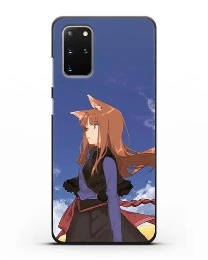 Чехол аниме Волчица и пряности - Холо в поле силиконовый для Samsung Galaxy S20 Plus [SM-G985F]