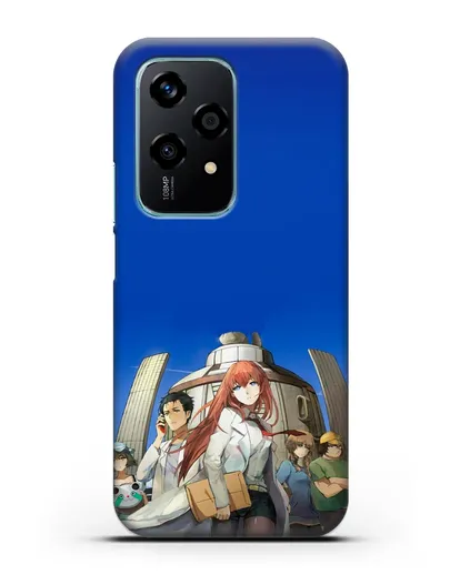 Чехол аниме Врата Штейна - Команда Лаборатории Гаджетов Будущего силиконовый для Honor 200 Lite