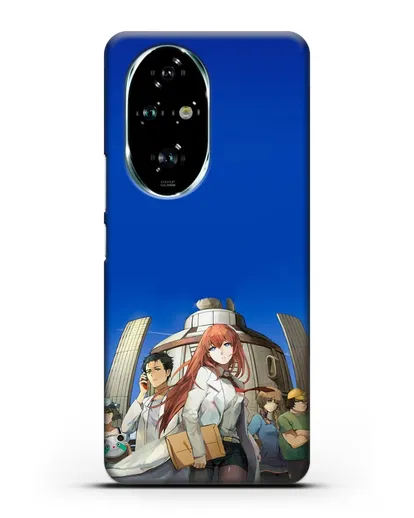 Чехол аниме Врата Штейна - Команда Лаборатории Гаджетов Будущего силиконовый для Honor 200 Pro