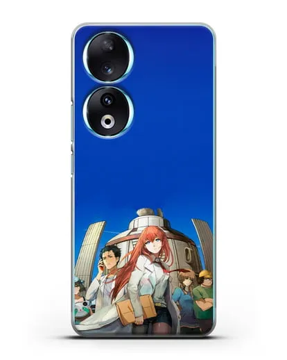 Чехол аниме Врата Штейна - Команда Лаборатории Гаджетов Будущего силиконовый для Honor 90