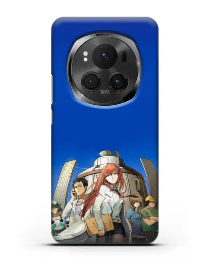 Чехол аниме Врата Штейна - Команда Лаборатории Гаджетов Будущего силиконовый для Honor Magic 6 Pro