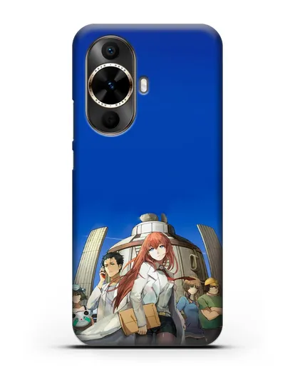 Чехол аниме Врата Штейна - Команда Лаборатории Гаджетов Будущего силиконовый для Huawei Nova 12s