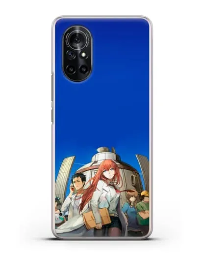 Чехол аниме Врата Штейна - Команда Лаборатории Гаджетов Будущего силиконовый для Huawei Nova 8