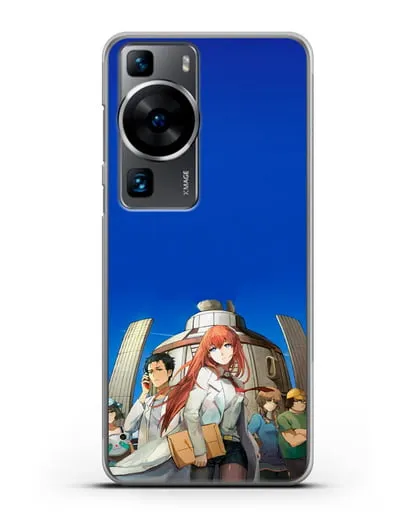 Чехол аниме Врата Штейна - Команда Лаборатории Гаджетов Будущего силиконовый для Huawei P60