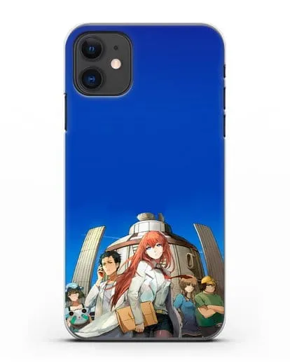 Чехол аниме Врата Штейна - Команда Лаборатории Гаджетов Будущего силиконовый для iPhone 11