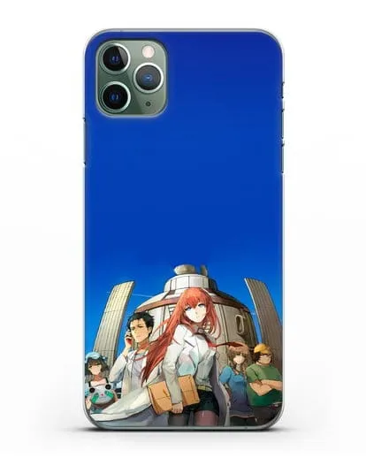 Чехол аниме Врата Штейна - Команда Лаборатории Гаджетов Будущего силиконовый для iPhone 11 Pro Max