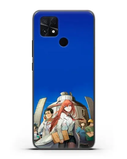 Чехол аниме Врата Штейна - Команда Лаборатории Гаджетов Будущего силиконовый для Xiaomi Poco C40