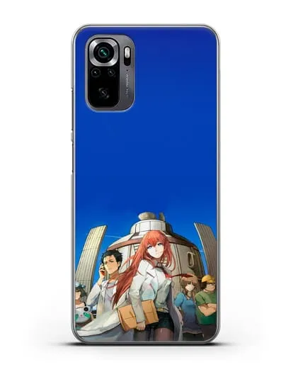 Чехол аниме Врата Штейна - Команда Лаборатории Гаджетов Будущего силиконовый для Xiaomi Poco M5s