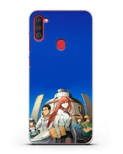 Чехол аниме Врата Штейна - Команда Лаборатории Гаджетов Будущего силиконовый для Samsung Galaxy A11 [SM-A115F]