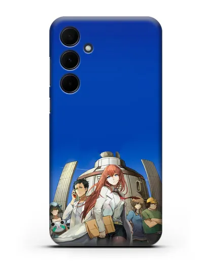 Чехол аниме Врата Штейна - Команда Лаборатории Гаджетов Будущего силиконовый для Samsung Galaxy A35 [SM-A356]