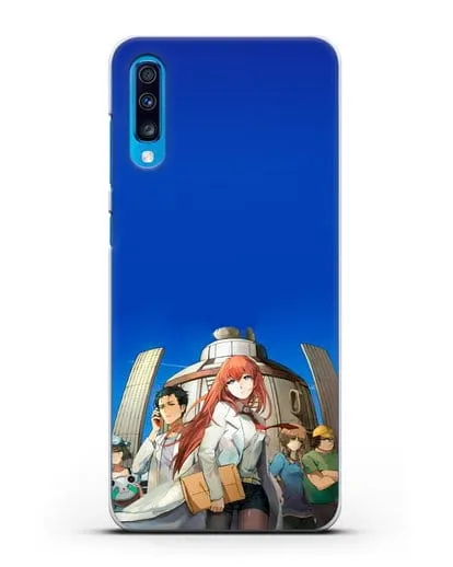 Чехол аниме Врата Штейна - Команда Лаборатории Гаджетов Будущего силиконовый для Samsung Galaxy A70 [SM-A705F]