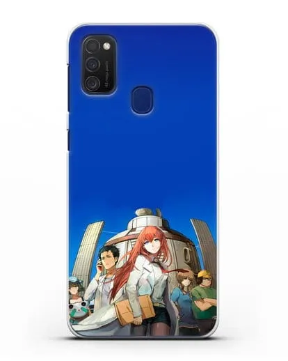 Чехол аниме Врата Штейна - Команда Лаборатории Гаджетов Будущего силиконовый для Samsung Galaxy M21 [SM-M215F]