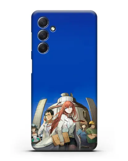 Чехол аниме Врата Штейна - Команда Лаборатории Гаджетов Будущего силиконовый для Samsung Galaxy M54 [SM-M546]