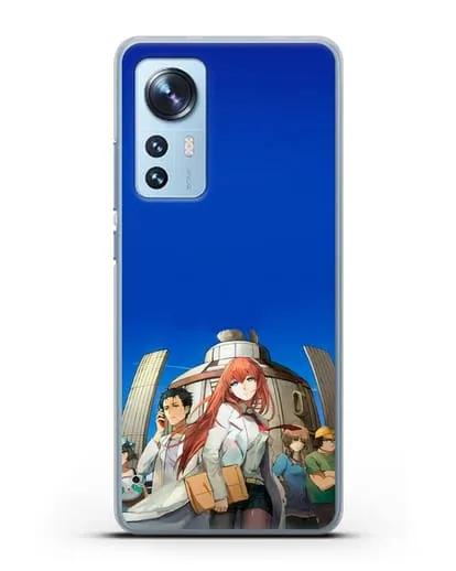 Чехол аниме Врата Штейна - Команда Лаборатории Гаджетов Будущего силиконовый для Xiaomi 12 Lite