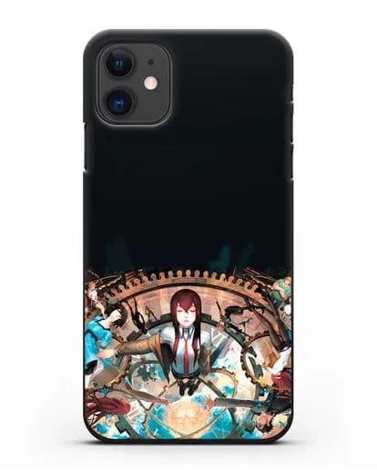 Чехол аниме Врата Штейна - Прыжки во времени силиконовый для iPhone 11