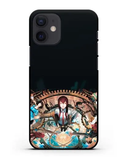 Чехол аниме Врата Штейна - Прыжки во времени силиконовый для iPhone 12 mini