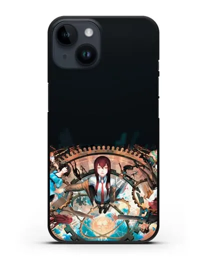 Чехол аниме Врата Штейна - Прыжки во времени силиконовый для iPhone 14