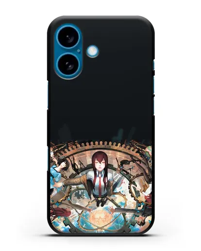 Чехол аниме Врата Штейна - Прыжки во времени силиконовый для iPhone 16