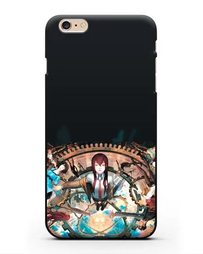 Чехол аниме Врата Штейна - Прыжки во времени силиконовый для iPhone 6 Plus