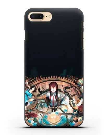 Чехол аниме Врата Штейна - Прыжки во времени силиконовый для iPhone 8 Plus