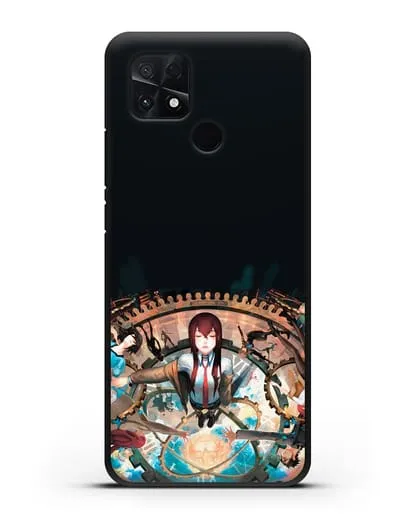 Чехол аниме Врата Штейна - Прыжки во времени силиконовый для Xiaomi Poco C40