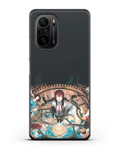 Чехол аниме Врата Штейна - Прыжки во времени силиконовый для Xiaomi Poco F3 Pro