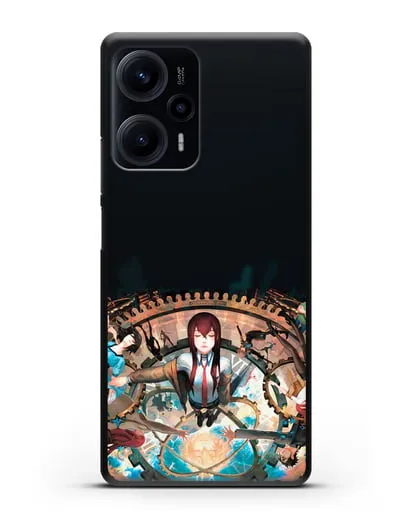 Чехол аниме Врата Штейна - Прыжки во времени силиконовый для Xiaomi Poco F5