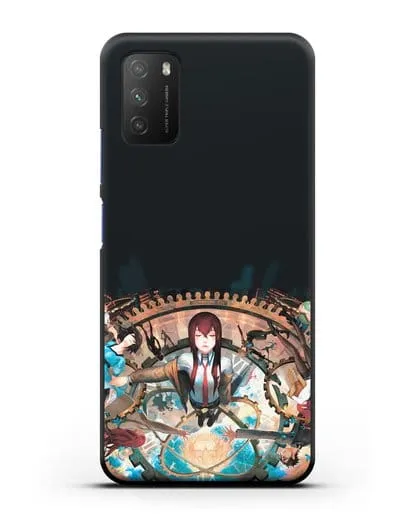 Чехол аниме Врата Штейна - Прыжки во времени силиконовый для Xiaomi Poco M3