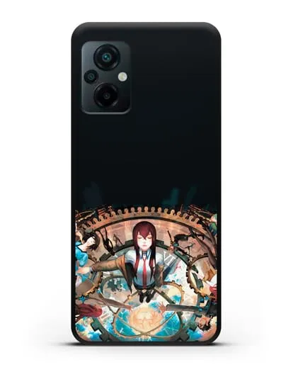 Чехол аниме Врата Штейна - Прыжки во времени силиконовый для Xiaomi Poco M5