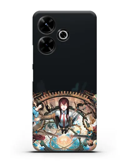 Чехол аниме Врата Штейна - Прыжки во времени силиконовый для Xiaomi Poco M6