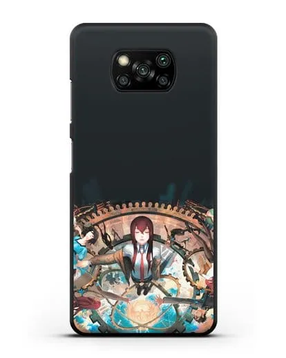 Чехол аниме Врата Штейна - Прыжки во времени силиконовый для Xiaomi Poco X3