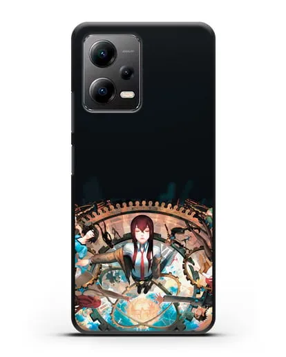 Чехол аниме Врата Штейна - Прыжки во времени силиконовый для Xiaomi Poco X5