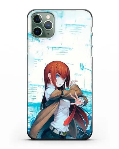 Чехол аниме Врата Штейна - Макисе силиконовый для iPhone 11 Pro Max
