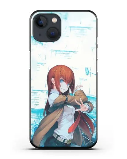 Чехол аниме Врата Штейна - Макисе силиконовый для iPhone 13 Mini