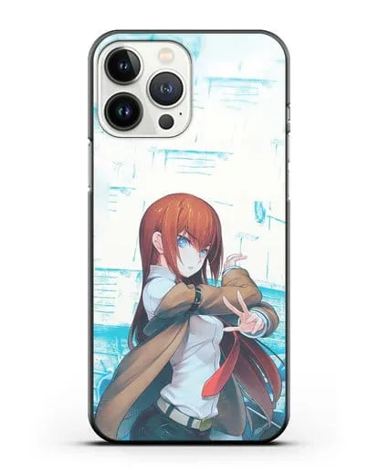 Чехол аниме Врата Штейна - Макисе силиконовый для iPhone 13 Pro Max