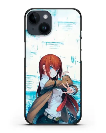 Чехол аниме Врата Штейна - Макисе силиконовый для iPhone 14