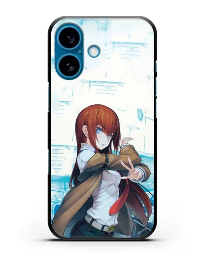 Чехол аниме Врата Штейна - Макисе силиконовый для iPhone 16