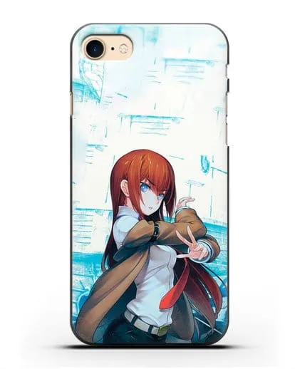 Чехол аниме Врата Штейна - Макисе силиконовый для iPhone 7