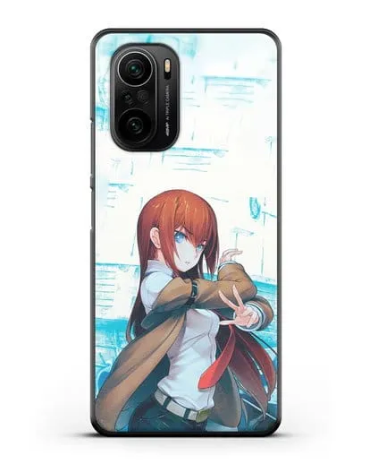 Чехол аниме Врата Штейна - Макисе силиконовый для Xiaomi Poco F3