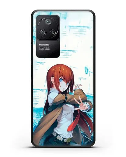 Чехол аниме Врата Штейна - Макисе силиконовый для Xiaomi Poco F4