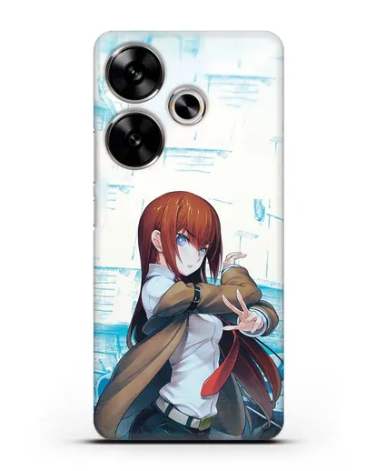 Чехол аниме Врата Штейна - Макисе силиконовый для Xiaomi Poco F6