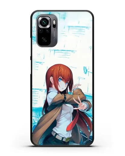 Чехол аниме Врата Штейна - Макисе силиконовый для Xiaomi Poco M5s