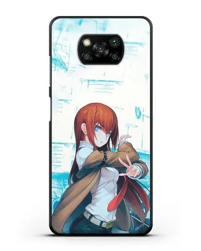 Чехол аниме Врата Штейна - Макисе силиконовый для Xiaomi Poco X3