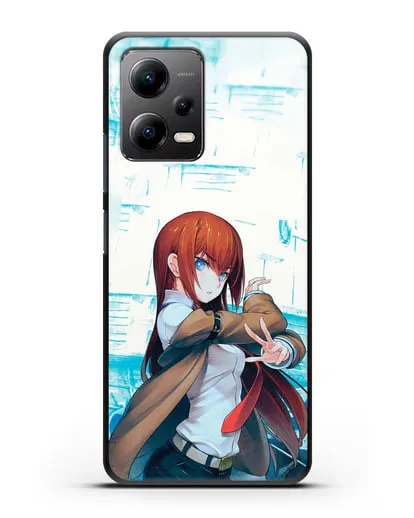 Чехол аниме Врата Штейна - Макисе силиконовый для Xiaomi Poco X5