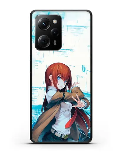 Чехол аниме Врата Штейна - Макисе силиконовый для Xiaomi Poco X5 Pro