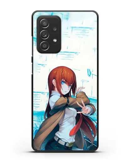 Чехол аниме Врата Штейна - Макисе силиконовый для Samsung Galaxy A53